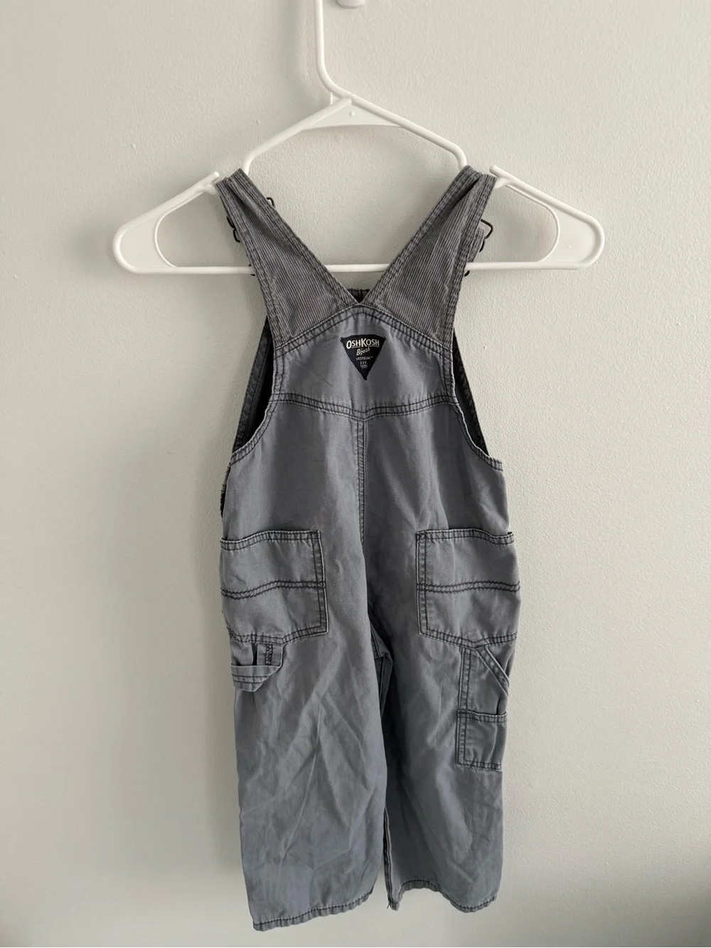 OshKosh B'gosh Gray Kids Denim Overalls